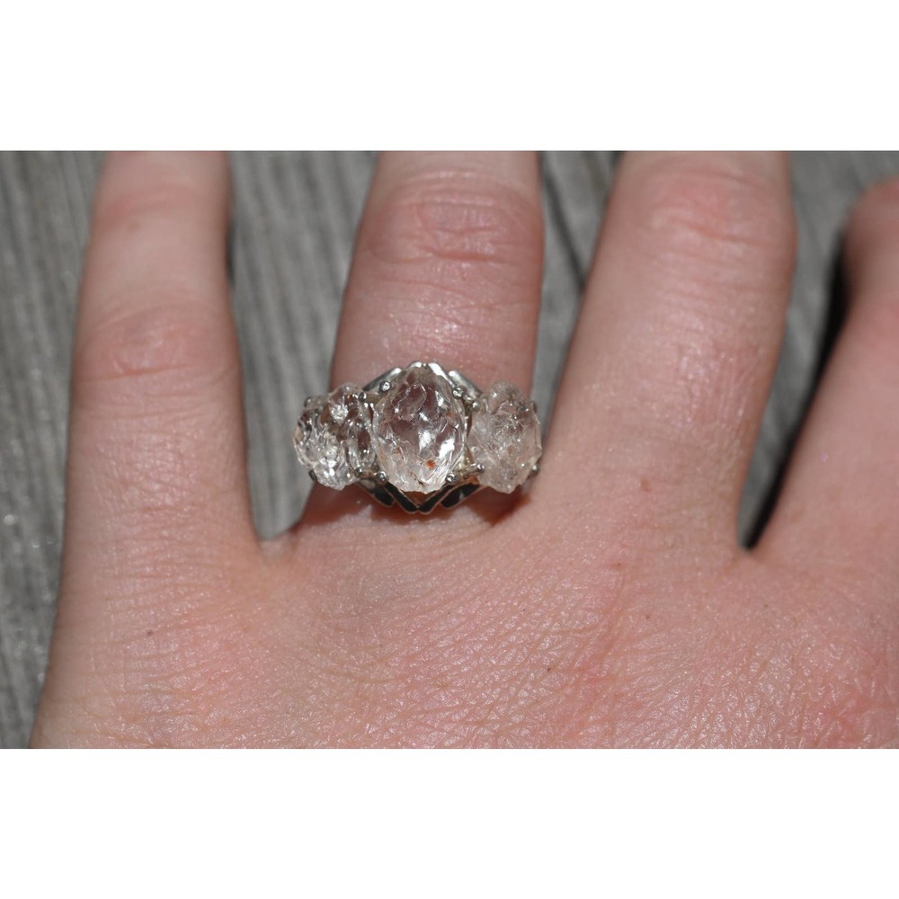 COPY - Natural Diamond Ring, Raw Diamond Ring, Uncut Diamond Ring, Engag…